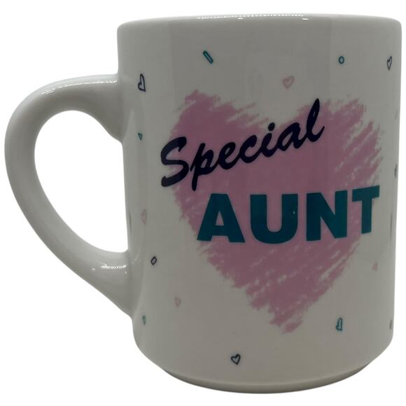 Special Aunt Coffee Mug Abbey Press 1990 Sentiment Gift Cup White - Picture 1 of 10